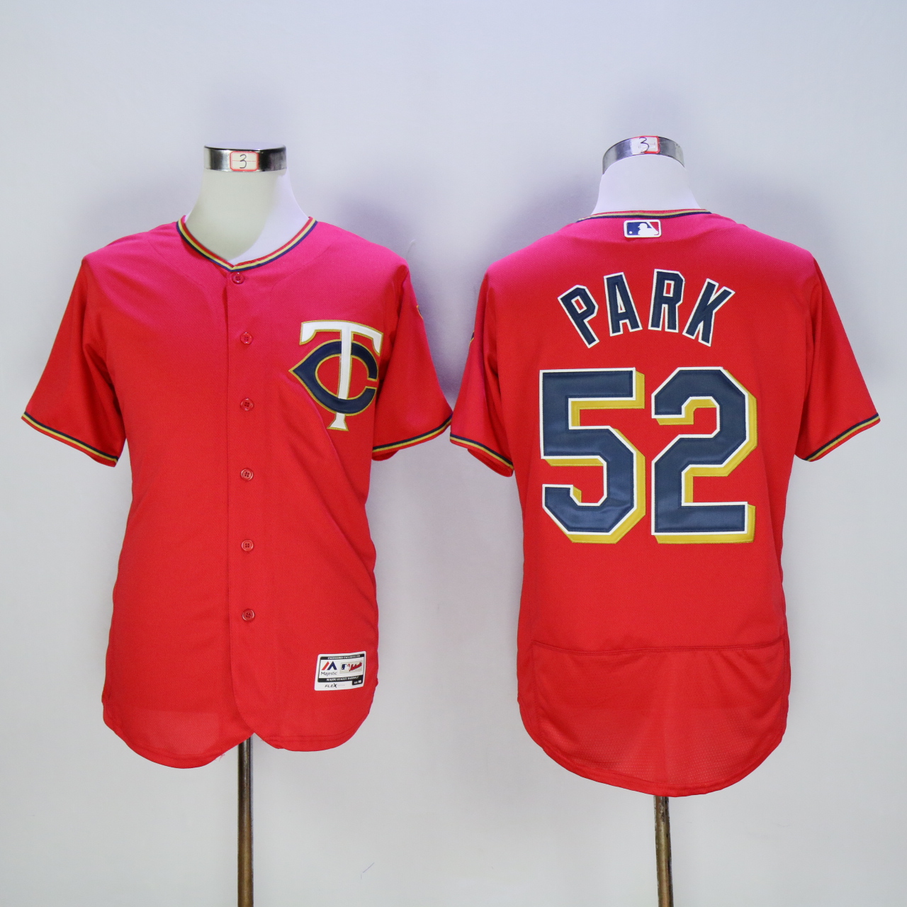 Men Minnesota Twins #52 Park Red MLB Jerseys->minnesota twins->MLB Jersey